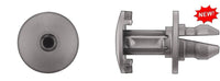 Black Nylon Push Type Ret - 12.5mm Hole 14mm Stem Length: 15 per Bag