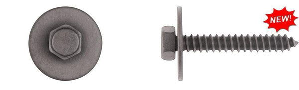 Black Phos. Hex Hd Sems Screws - 4.8-1.61 x 32mm 19mm Washer: 50 per Bag