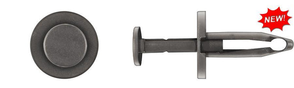 Black Nylon Body Retainer - 1/4" Hole Size 7/8" Stem Lgth: 25 per Bag