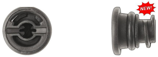 Black Plastic Oil Drain Plugs - 23mm Head Dia 20mm OA Length: 1 per Bag
