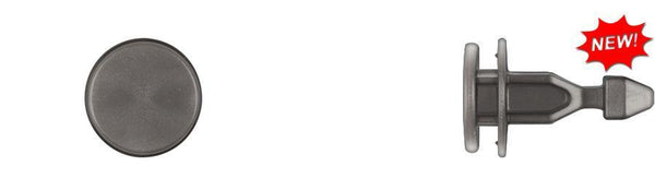 Black Nylon Engine Cover Ret - 13mm Top Head Size 17mm Stem: 50 per Bag