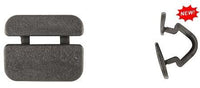 Black Nylon Hood Insul Ret - 25mm x 30mm Head 15mm Stem: 15 per Bag