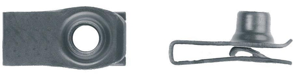 Black Long Extruded "U" Nuts - 5/16-18 P/R  .010"-.170": 25 per Bag