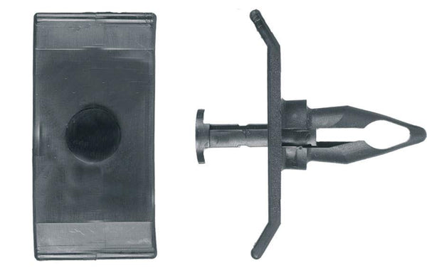 Black Nylon Rear Fascia Ret - 1/2" Hole Size 1 1/16" Stem: 15 per Bag