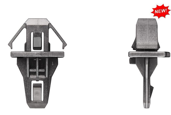 Black Nylon Grille Mldg Clips - 18.50 x 23.50mm Head 23mm Stem: 5 per Bag