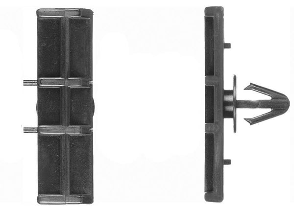 Black Nylon Moulding Clips - Rocker Panel Ground Effects: 25 per Bag