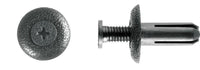 Black Nylon Phillips Screw Ret - 8mm Hole Size 21mm Stem Length: 5 per Bag