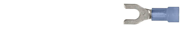 Blue Nylon 16-14 WireTerminal - #8 Stud Size Spade Type: 25 per Bag