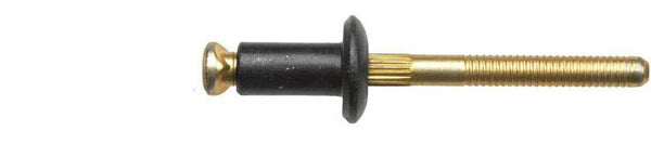 Black Aluminum Door Handle Rivets - 1/4" Dia 3/32" - 1/8" G/R: 50 per Bag