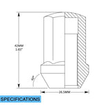 Factory Style - Lug - Dodge/Jeep/Ram (7/8) 9/16