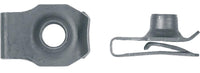 Black Short Extruded "U" Nuts - 3/8"-16  P.R. .035"-.205": 25 per Bag