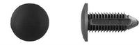 Black Nylon Fascia Bumper Ret - 10mm Hole Size  30mm Stem: 250 per Bag