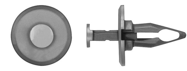 Black Nylon Fascia Retainers - 1/2" Hole Size 1" Stem Length: 25 per Bag