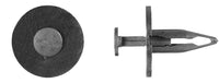 Black Nylon Push Type Ret - 8mm Hole Size 7/8 Stem Lgth: 15 per Bag