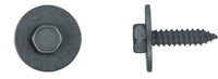 Black Hex Head Sems Screws - 6.3-1.81 x 25mm 24mm L/Washer: 25 per Bag