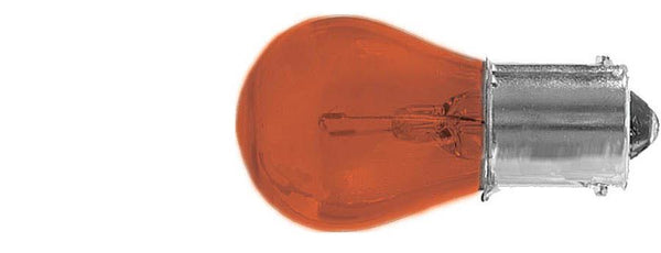 Dark Amber Mini Light Bulbs - S-8 12.8V 26.88W  (10 per box): 10 per Box