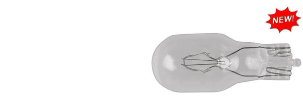 Clear Miniature Light Bulbs - T-5 13.5V 9.315W: 10 per Bag