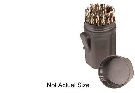 Drill Bit Index Set - 29 Pc. 1/16" - 1/2" by 64ths: 1 per Ea