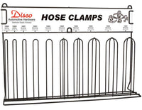 Black Hose Clamp Rack - Holds 10 Clamp Sizes 4 - 36: 1 per Ea