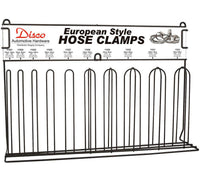 Black Euro Hose Clamp Rack - Holds 10 Clamp Sizes 10mm-80mm: 1 per Ea