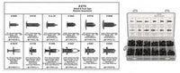 Black Nylon Push Ret Assortment - Shipped in 12 Hole PlasticTray: 1 per Ea