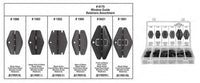 G.M. Window Guide Assortment - Shipped in 6 Hole Plastic Tray: 1 per Ea