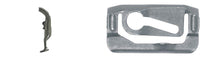 Black Rear Window Mldg Clips - 8.5mm Width 34.25mm Length: 50 per Bag