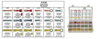 Crimp WireTerminal Assortment - Shipped in 18 Hole Plast. Tray: 1 per Ea
