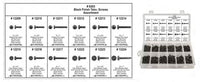 Black Finish Teks Screws - Shipped in 2 Hole Plast. Tray: 1 per Ea