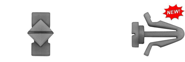 Dark Nylon Grille Retainers - 10.5mm Head 21.5mm O.A. Lgth: 25 per Bag