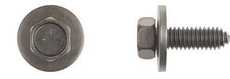 Black Hex Head Body Bolts - 5/16-18 x 1" 1/2" Hex Head: 25 per Bag