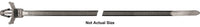 Black Nylon Cable Ties - 8" OA Length 1 3/4" Bundle Dia: 100 per Bag