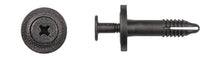 Black Nylon Phillips Screw Ret - 1/4" Hole Size 1 3/32" Stem: 15 per Bag