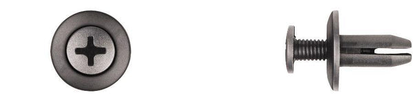 Front Fender Phil Screw Ret - 6mm Hole 15mm Flng 13mm Stem: 15 per Bag