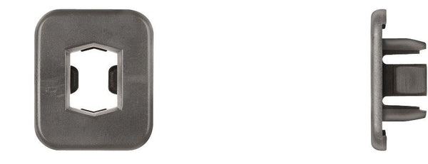Black Nylon Grille Grommet Ret - 11.5mm x 15.5mm Hole Size: 10 per Bag