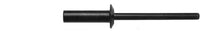 Black Aluminum Closed Pop Rivets - 3/16" Dia  3/8"- 1/2" G/R: 25 per Bag