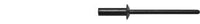 Black Aluminum Closed Pop Rivets - 1/8" Diameter 13/64-9/32" G/R: 50 per Bag