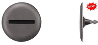Black Nylon Moulding Retainers - 6.5mm Hole 7mm Stem Length: 15 per Bag