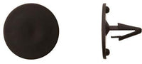 Black Nylon Hood Insul Ret - 1/4" Hole 1 3/16" Hd 3/4" Stem: 25 per Bag