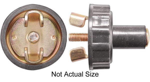 Black Rubber Drain Plugs - 5/8" Hole Size: 1 per Bag