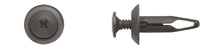 Black Nylon Phillips Screw Ret - 1/4" Hole Size  29/32" Stem: 25 per Bag
