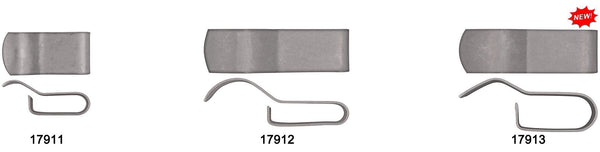 Black Frame Wire Clips (Med) - 1/4" Clamping Diameter: 100 per Bag