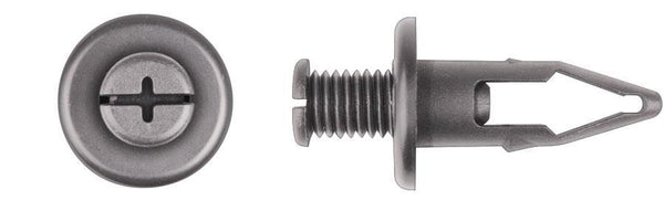 Black Nylon Bumper Fascia Ret - 10mm Hole Size 28mm Stem Lgth: 100 per Bag