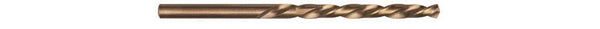 Gold HSS Cobalt Drill Bits - 21/64" Size 135 Deg Split Pt.: 5 per Pak