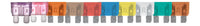 Standard Blade Fuses - 15 Amp Blue Type ATO: 10 per Bag