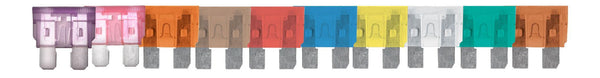 Standard Blade Fuses - 15 Amp Blue Type ATO: 10 per Bag