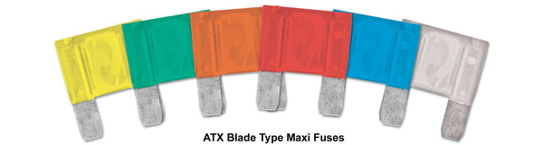 Maxi Blade Fuses - 20 Amp Yellow Type ATX: 2 per Bag