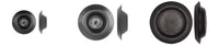 Black Depressed Type Hole Plug - 1 1/2" Hole 1 7/8" Head Dia.: 100 per Bag