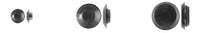 Black Flush Type Hole Plugs - 3" Hole 3 3/8" Head Diameter: 5 per Bag