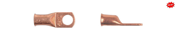 Copper Battery Cable Lugs - 4 Gauge 1/4" Stud Size: 10 per Bag